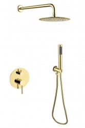 BESCO - Podomítkový sprchový set SLIM DECCO/ILLUSION II/VEO Zlatá (BABPDIIIZL)
