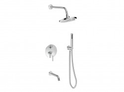 BESCO - Podomítkový sprchový set VEO chrom (BABPVCH)