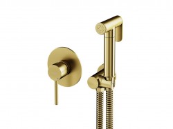 BESCO - Set s bidetovou sprškou VEO zlatá broušená (BABBVZBZ)