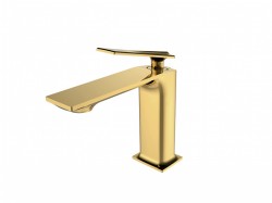 BESCO - Stojánková umyvadlová baterie ASPIRA II zlatá (BABUAIIZL)