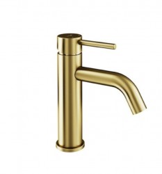 BESCO - Stojánková umyvadlová baterie VEO II zlatá broušená (BABUVIIBZ)