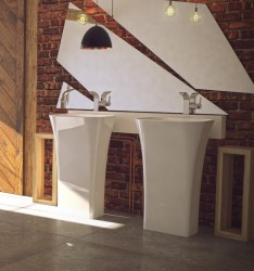 BESCO - Volně stojící umyvadlo ASSOS (KEASSVSW)