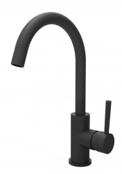 BESCO - Vysoká stojánková umyvadlová baterie ILLUSION I Černá (BABUIICZ)