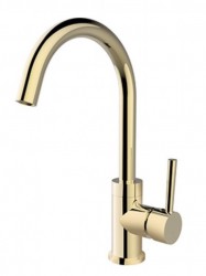 BESCO - Vysoká stojánková umyvadlová baterie ILLUSION I Zlatá lesklá (BABUIIJZ)