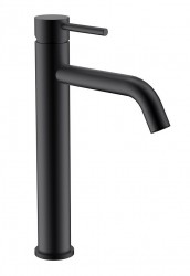BESCO - Vysoká stojánková umyvadlová baterie VEO I černá (BABUVICZ)