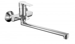 Bruckner - BARON nástěnná umyvadlová/vanová baterie, rozteč 100, chrom (612.035.1)