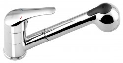 Bruckner - HOFFER stojánková dřezová baterie s výsuvnou sprškou, chrom (424.070.1)