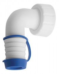 Bruckner - Kolínko podomítkového sifonu, pro pračku, bílá (168.120.0)