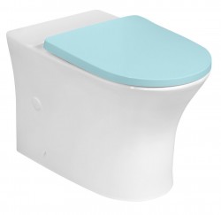 Bruckner - LEON RIMLESS WC mísa pro kombi, spodní/zadní odpad, bílá (201.421.4)