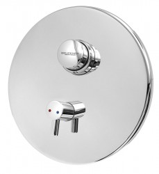 Bruckner - TEMPOR samouzavírací podomítkový sprchový ventil s regulací teploty, chrom (937.141.1)