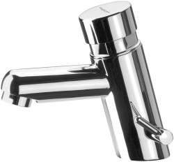 Bruckner - TEMPOR samouzavírací stojánkový ventil na umyvadlo s regulací teploty, chrom (937.002.1)