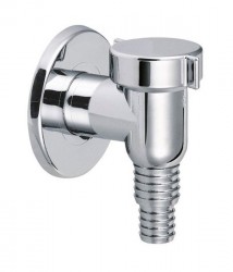 Bruckner - Venkovní pračkový sifon, DN32, chrom (168.303.1)