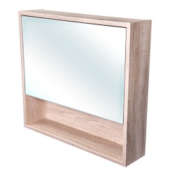 CEDERIKA - Amsterdam galerka 1x  výklopné barva zrcadlo v AL rámu korpus korpus Dub bardolino šíře 75 (CA.G1V.194.075)