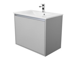 CEDERIKA - Amsterdam umyvadlová skříňka 1x šuplík barva světle šedá korpus korpus světle šedá šíře 75 (CA.U1B.111.075)