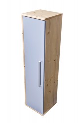 CEDERIKA - Bern  závesná skříňka masiv smrk natur lak MDF lak , ral 7040 šíře 30 (CB.Z1D.121.030)