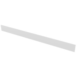 CERANO – Krycí čelní upravitelný panel sprchové vaničky - rovný – akrylát – bílý – 180×12  (CER-679512)