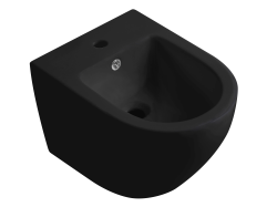 CERANO - Bidet závěsný Cesso - černá matná - 49x36  (CER-417404)