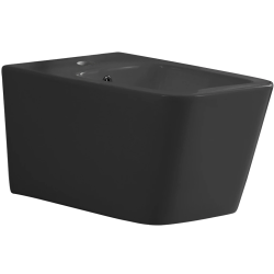 CERANO - Bidet závěsný Forte - černá matná - 51x36  (CER-538756)