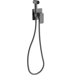 CERANO - Bidetová podomítková baterie Zenira - grafit/gun metal (CER-B10010)