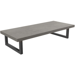 CERANO - Deska pod umyvadlo Navira Pro + 2 konzole pod desku - betonově šedá - 60x46x3,6  (CER-606006)