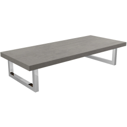 CERANO - Deska pod umyvadlo Navira Pro + 2 konzole pod desku - betonově šedá - 60x46x3,6  (CER-606054)
