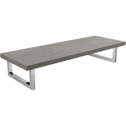 CERANO - Deska pod umyvadlo Navira Pro + 2 konzole pod desku - betonově šedá - 80x46x3,6  (CER-606057)