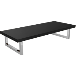 CERANO - Deska pod umyvadlo Navira Pro + 2 konzole pod desku - černá matná - 60x46x3,6  (CER-606078)