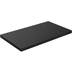CERANO - Deska pod umyvadlo Navira Pro - černá matná - 70x3,6x46  (CER-663082)