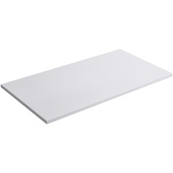 CERANO - Deska pod umyvadlo Navira Slim - bílá matná - 80x1,8x46  (CER-431608)