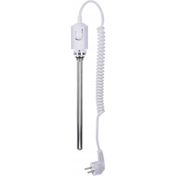 CERANO - Elektrická topná tyč s termostatem - 300W - bílá lesklá (LIV-192)