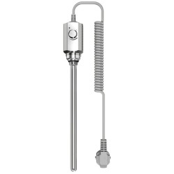 CERANO - Elektrická topná tyč s termostatem - 300W - chrom (CER-015204)