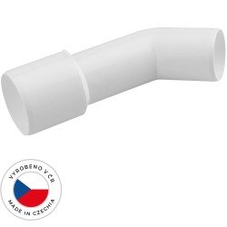 CERANO - Koleno sifonu připojovací úhlové - redukované - DN40/50 - bílá (CER-676672)