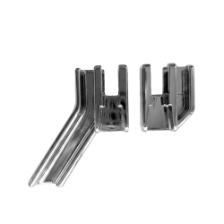 CERANO - Konektor pro okapničku pro sprchové dveře Porte - levá - chrom (CER-666994)