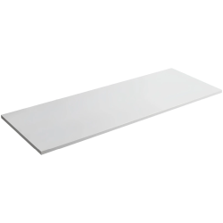 CERANO - Koupelnová deska z litého mramoru Elanys - bílá matná - 120x1,2x46  (CER-662038)