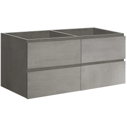 CERANO - Koupelnová skříňka pod umyvadlo Carole - betonově šedá - 119x48x45  (CER-8050BD7619)