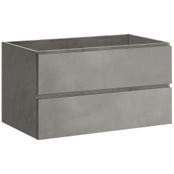 CERANO - Koupelnová skříňka pod umyvadlo Carole - betonově šedá - 99x48x45  (CER-8050BD7618)