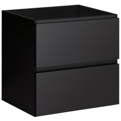 CERANO - Koupelnová skříňka pod umyvadlo Carole - černá matná - 54x48x45  (CER-670768)