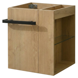 CERANO - Koupelnová skříňka pod umyvadlo s úchytkou Esme - dub medový - 44,5x51x44,5  (CER-670735)
