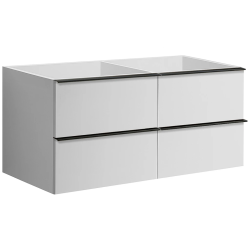 CERANO - Koupelnová skříňka pod umyvadlo Velora - bílá matná - 120x49,8x45,2  (CER-8050BD7909)
