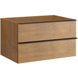 CERANO - Koupelnová skříňka pod umyvadlo Velora - dub medový - 80x49,8x46  (CER-8050BD7629)