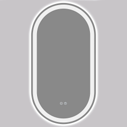 CERANO - Koupelnové LED zrcadlo Ayvo - 50x100  (CER-8050BD79950)