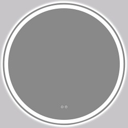 CERANO - Koupelnové LED zrcadlo Eterno - Ø 90  (CER-8050BD6955)