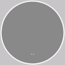 CERANO - Koupelnové LED zrcadlo Verido - Ø 70  - ROZBALENO (CER-537364_ROZB)