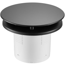 CERANO - Koupelnový axiální kulatý ventilátor - 12W, potrubí 100mm - černá matná (CER-978807)