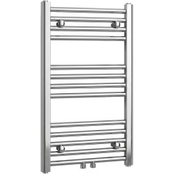 CERANO - Koupelnový radiátor Benito - středové připojení 50mm/boční - 209 W - chrom - 700x450 mm (CER-469468)