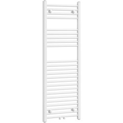 CERANO - Koupelnový radiátor Benito - středové připojení 50mm/boční - 477 W - bílá  lesklá - 1200x450 mm (CER-759001)