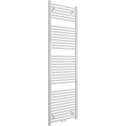 CERANO - Koupelnový radiátor Lincoln - středové připojení 50mm/boční - 559W - bílá lesklá - 1800x500 mm (CER-429586)