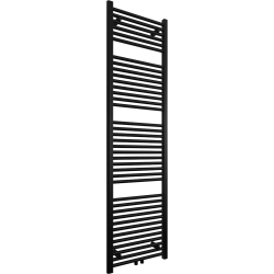 CERANO - Koupelnový radiátor Lincoln - středové připojení 50mm/boční - 559W - černá matná - 1800x500 mm (CER-429574)
