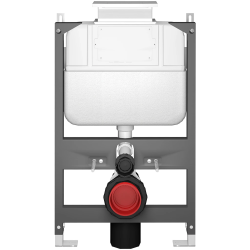 CERANO - Modul Basic pro WC závěsné - nízký - ovládání shora -  předstěnová instalace/sádrokarton - 52,5x80  (CER-670795)