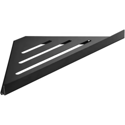 CERANO - Nástěnná koupelnová polička Alto - černá matná - 30x19  (CER-479833)